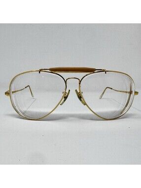 Vintage B&L Ray-Ban Outdoorsman Aviator Frames Only Gold Tone 60-14-140